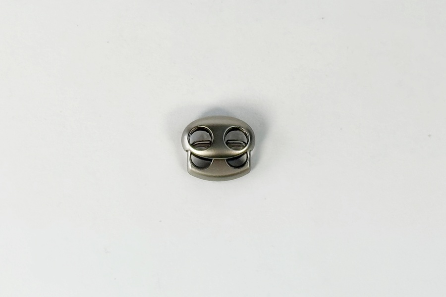 Фіксатор для шнура СТ243 (метал) MH нікель матовий 17,3х19,3х7