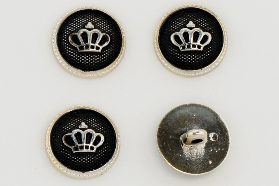 Гудзик на ніжці 21 мм Mertbutton металізований ATS-101