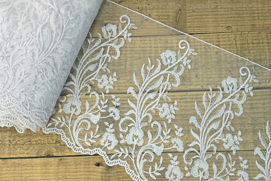 Мереживо блюмарин 350 мм SinemBro білий