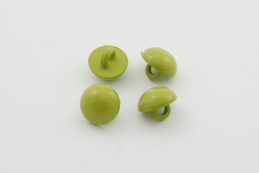 Гудзик на ніжці 10 мм Mertbutton однотонний салатовий