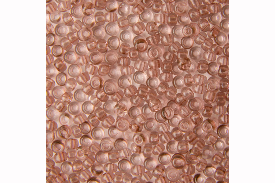Бісер Preciosa 01194 №10 кришталь сольгель рожевий темний 2,3 мм