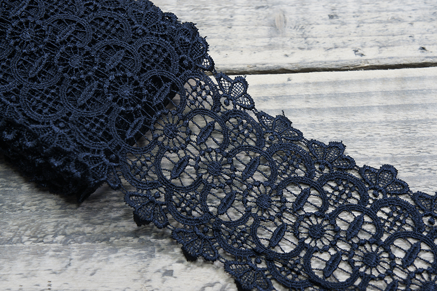 Мереживо гіпюр 95 мм SinemBro чорний