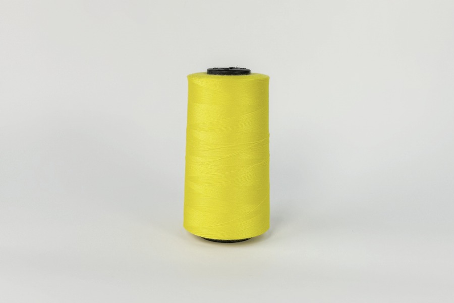 Нитки швейні №40/2 Barva штапельні поліестер 100% жовтий яскравий 5000 м 3030