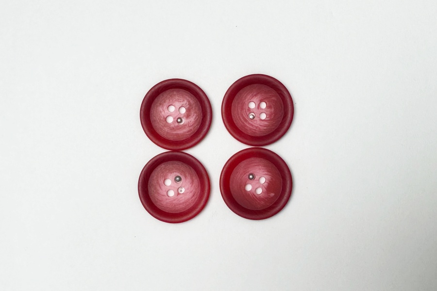 Гудзик 23 мм Mertbutton 4 отвори класичний різнокольоровий 2607-36-9