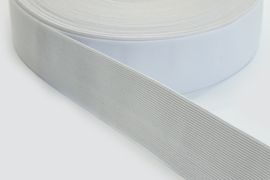 Тасьма еластична 40 мм MH ткана білий