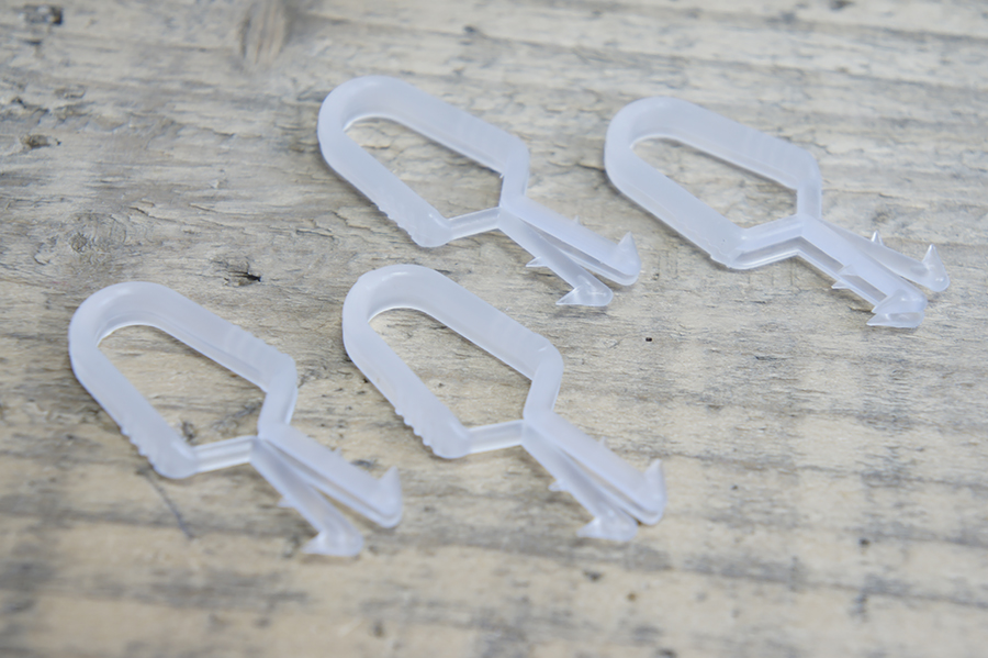 Затискач для штор прозорий