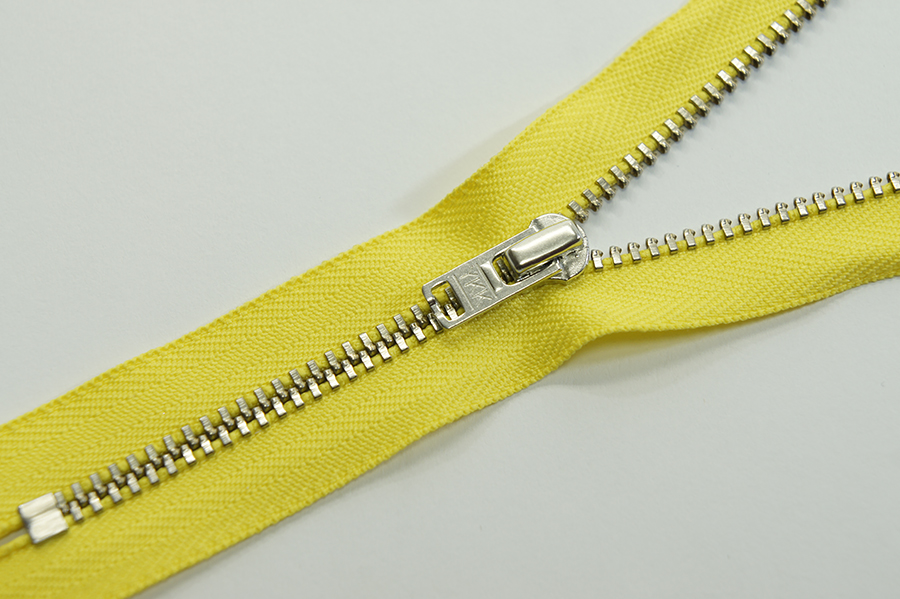 Блискавка YKK Тип 3, нероз'ємні жовтий яскравий 14 см
