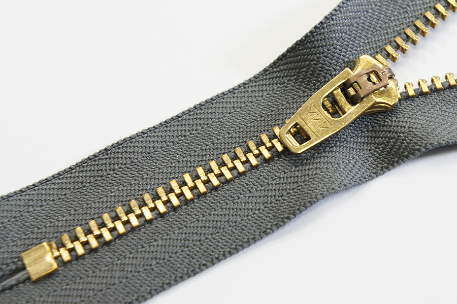  Застібка-блискавка Т3  16 см для джинсів YKK  |1: сірий темн. 182|