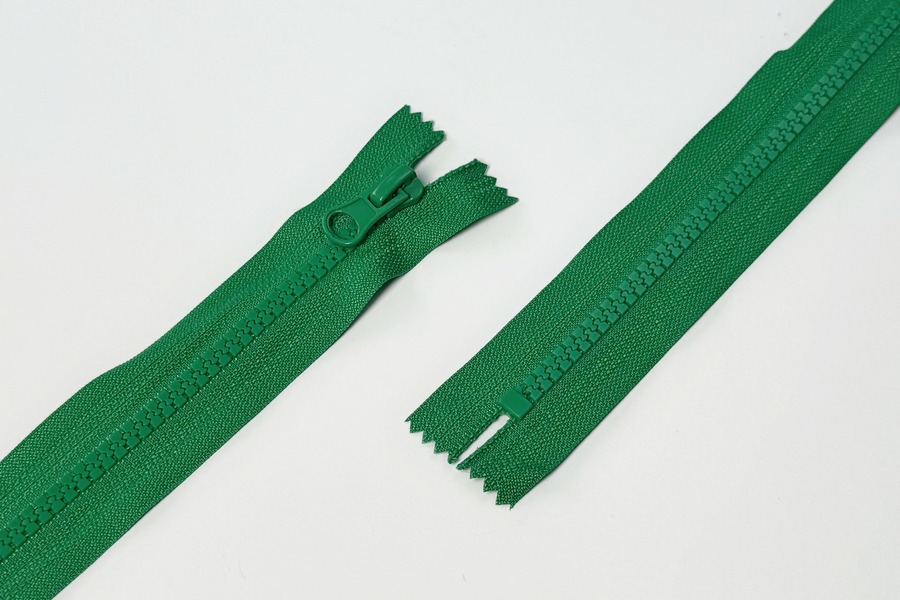 Блискавка MH Тип 5, нероз'ємні зелений 18 см