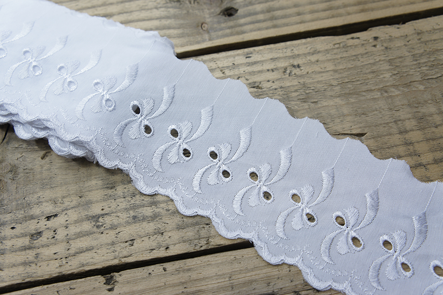 Прошва бавовна 80 мм SinemBro прошва білий 1804-80-999