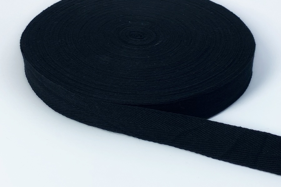 Стрічка кіперна 25 мм MH чорний
