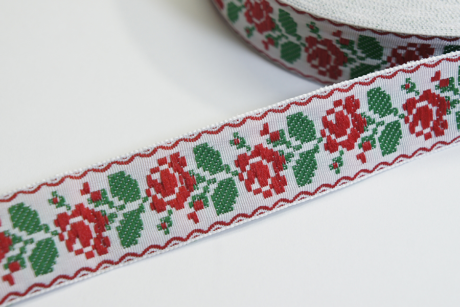 Тасьма 23 мм білий 12В29-2-197/287