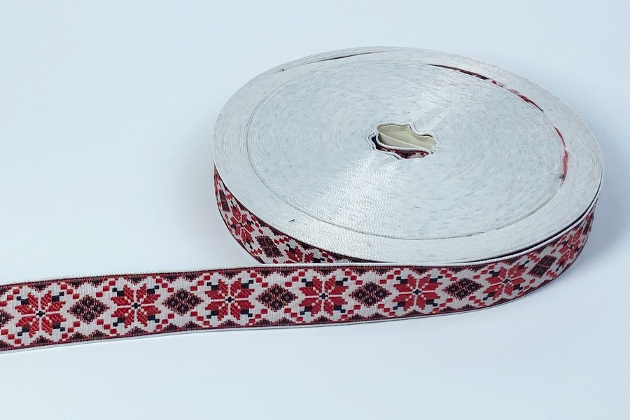 Тасьма 23 мм білий 12В29-1-197/0000