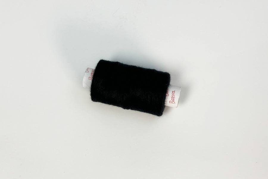 Нитки швейні №20/3 джинс поліестер 100% чорний 150 м 0000