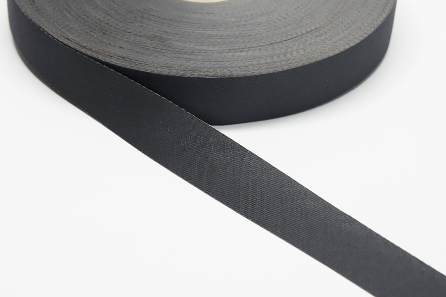 Бейка 25 мм матова, непідвернута сірий темний