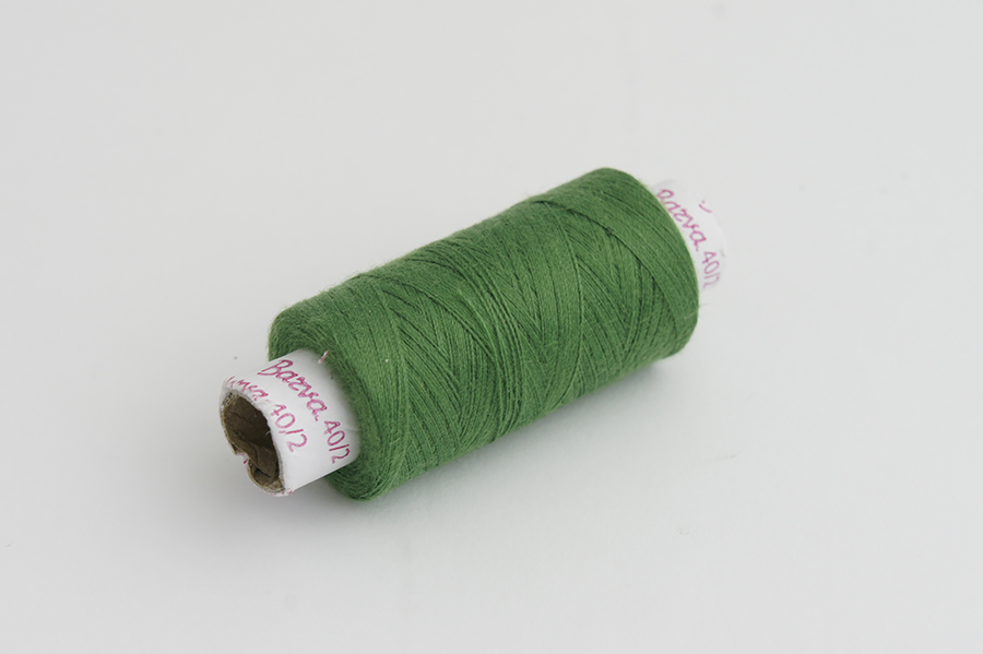 Нитки швейні №40/2 Barva поліестер 100% зелений яскравий 250 м 4046