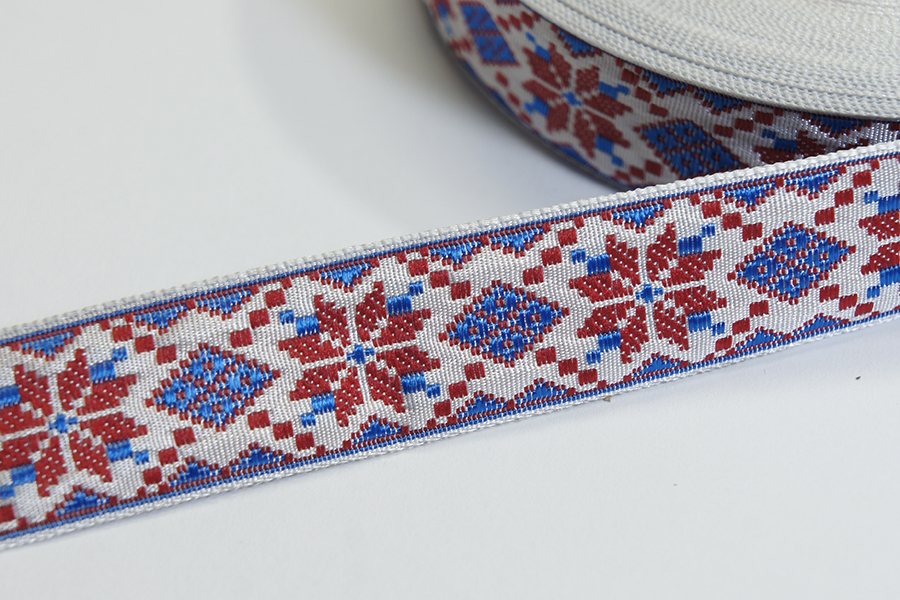 Тасьма 23 мм білий 12В29-5-197/600