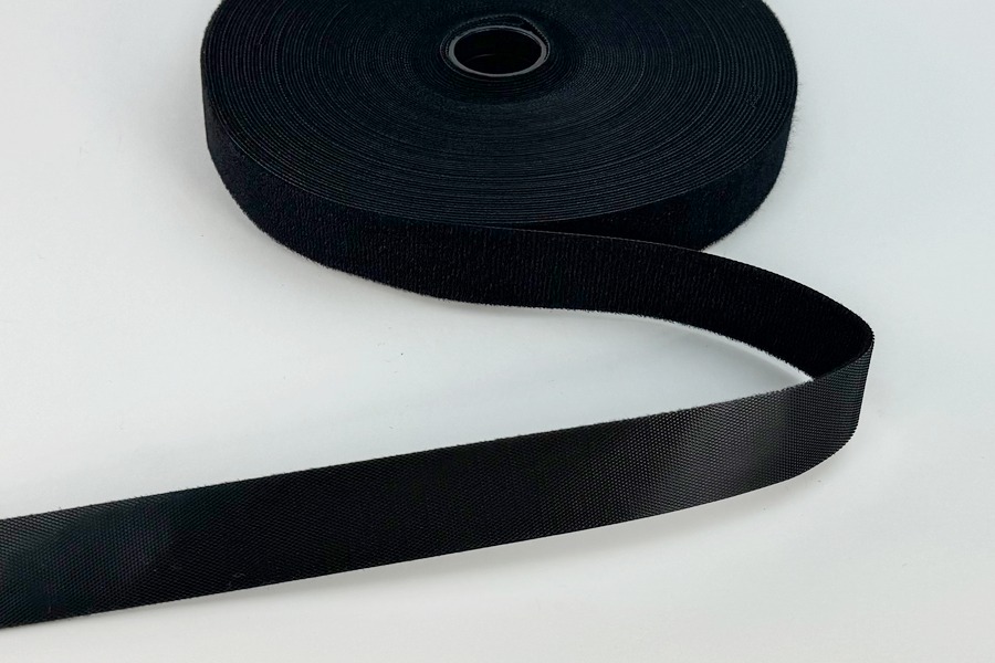 Застібка текстильна двостороння 25мм MH комплект чорний
