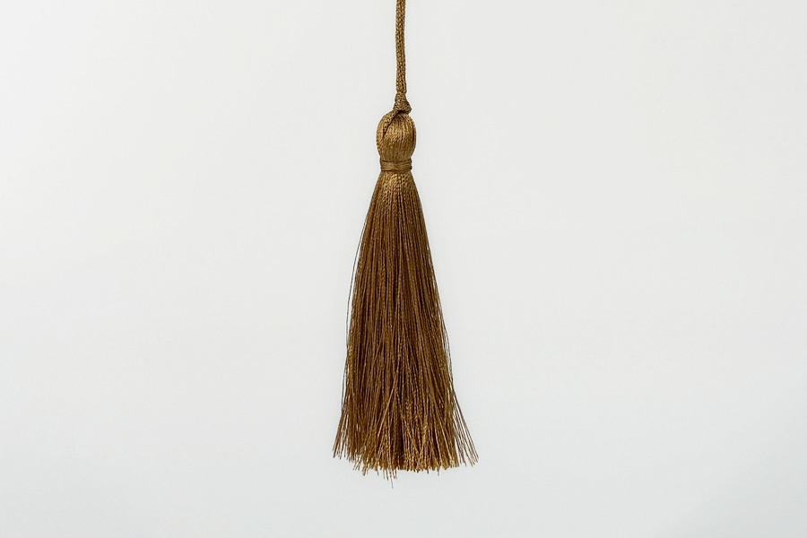 Китиці декоративні 70 мм Royal Smart кутаси бежевий золотистий темний