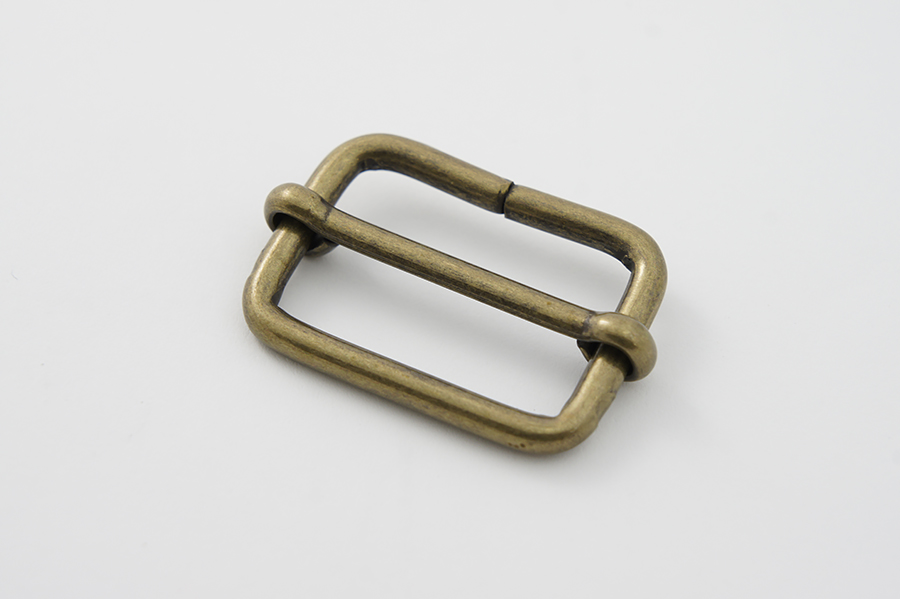 Пряжка-регулятор 30 мм Castiglioni стара латунь 30-20-4-bronz