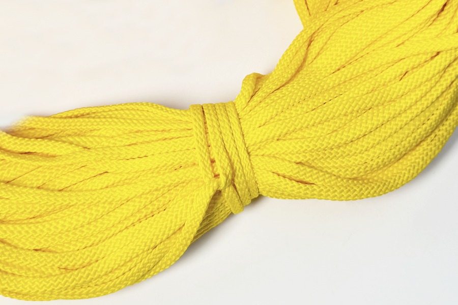 Шнур 7.0 мм для взуття 6-853 жовтий
