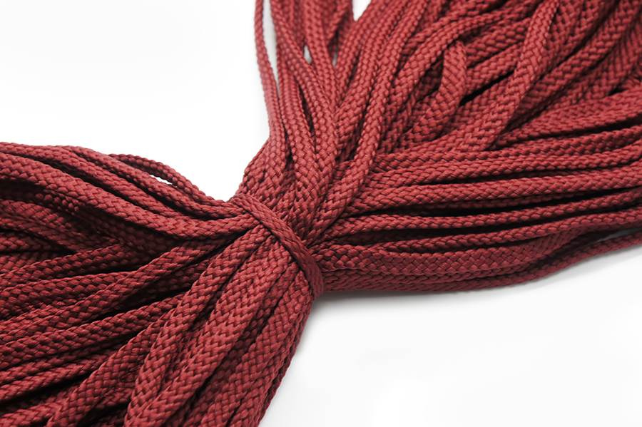 Шнур 7.0 мм для взуття 6-853 вишневий темний