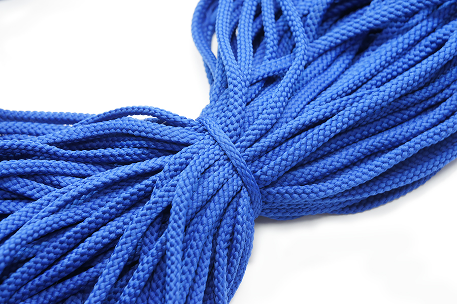 Шнур 7.0 мм для взуття 6-853 Лента електрик яскравий