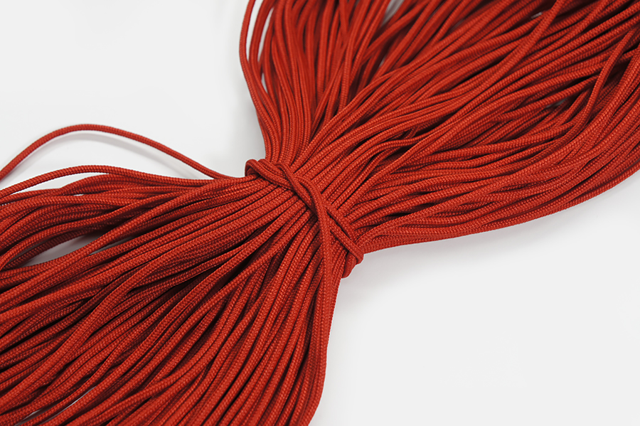 Шнур 3.0 мм для взуття 6-854 червоний