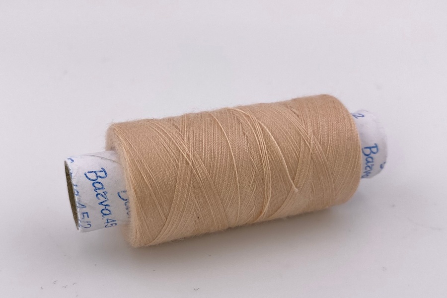 Нитки швейні 45S/2 Barva поліестер 100% персиковий блідий 300 м 6048