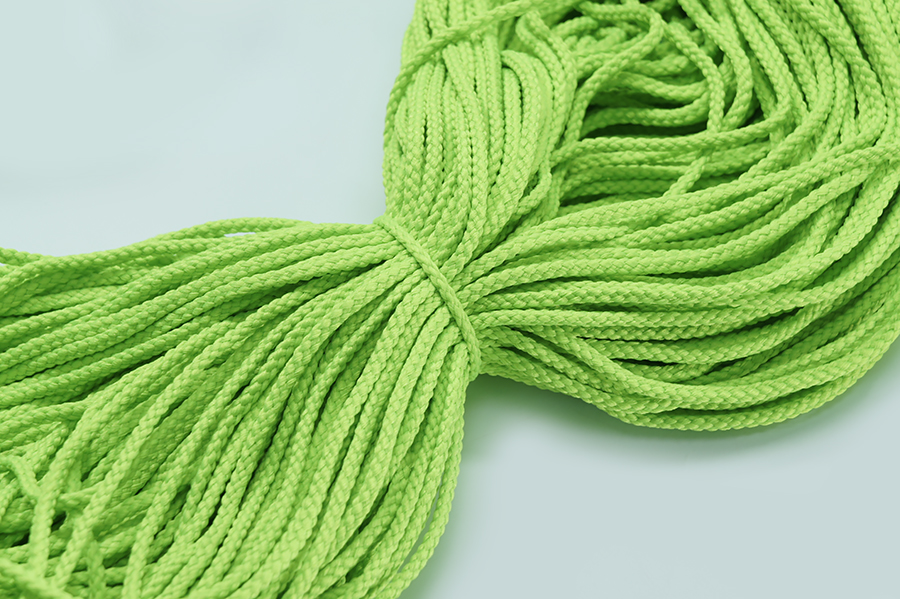 Шнур 4.0 мм для взуття 1-35 Лента салатовий яскравий
