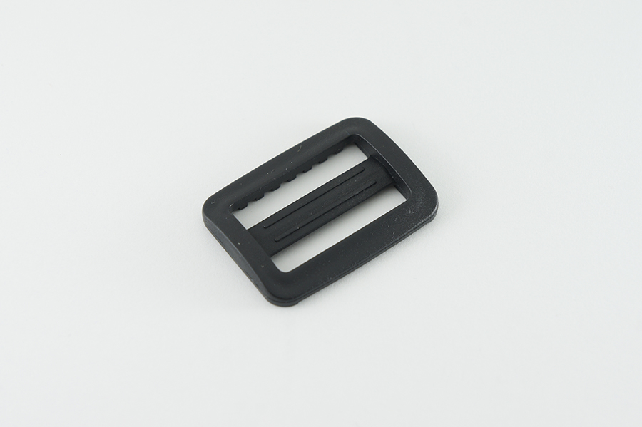 Пряжка-регулятор 30 мм подвійний чорний