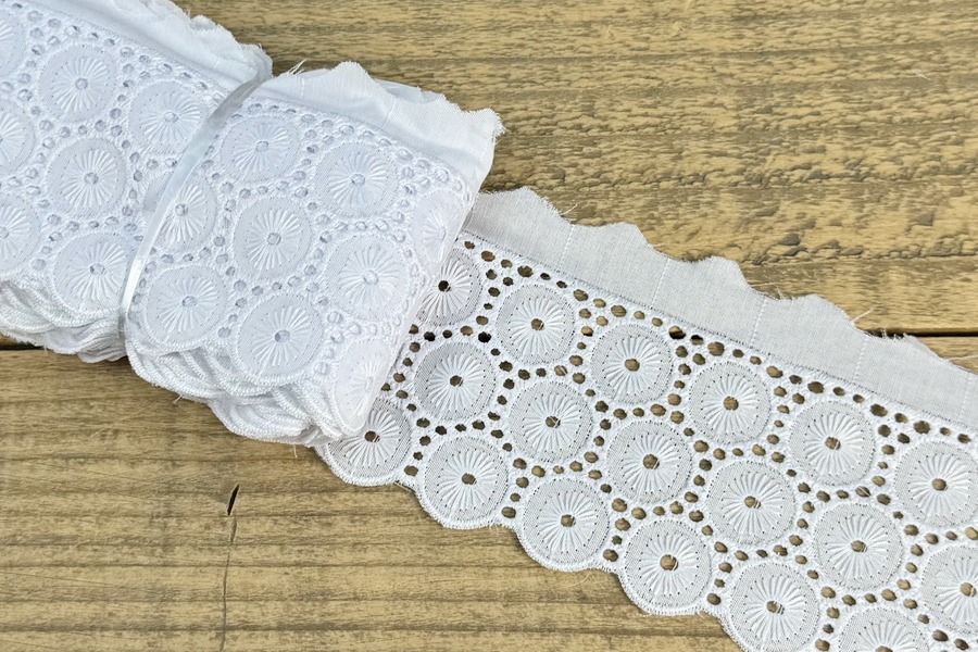 Прошва бавовна 85 мм SinemBro прошва 4BF20-85-white