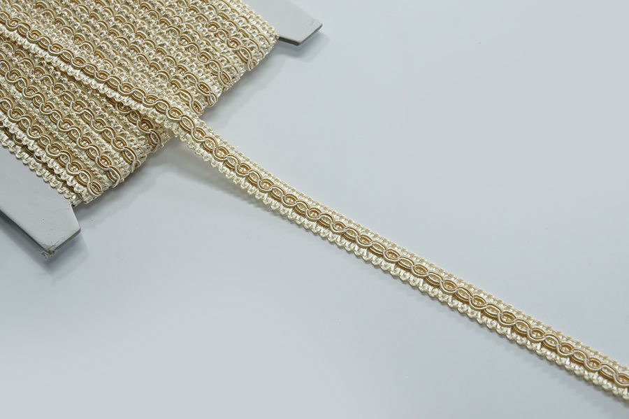 Тасьма сутаж 13 мм MH бежевий кремовий