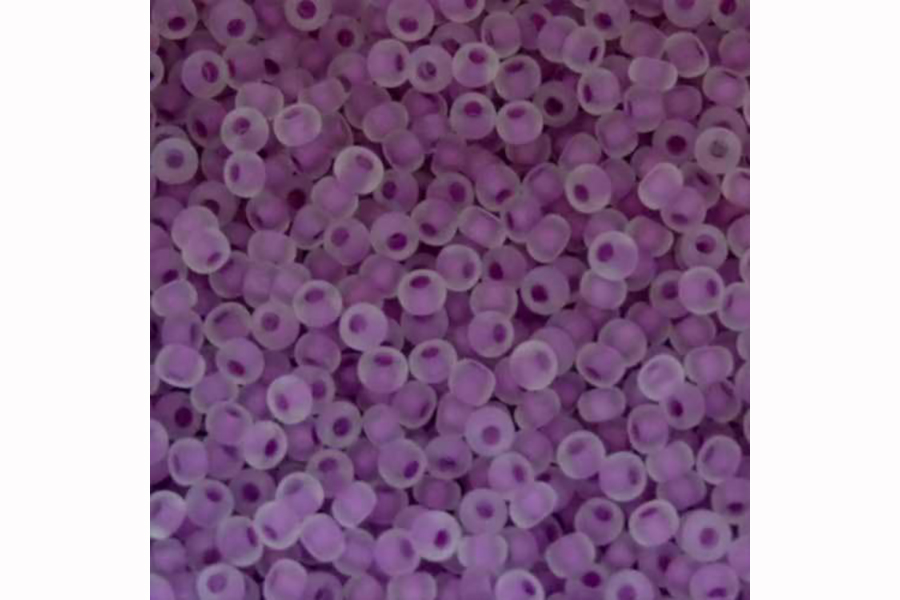Бісер Preciosa 38328 №10 прозорий матовий бузковий темний 2,3 мм