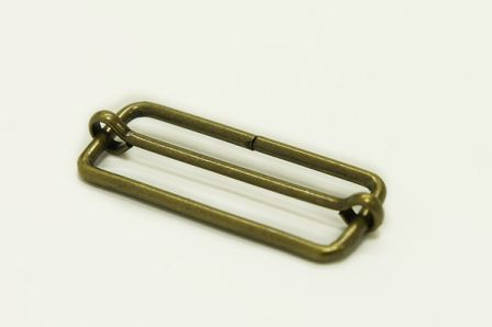 Пряжка-регулятор 50 мм Castiglioni стара латунь 50-20-4-bronz