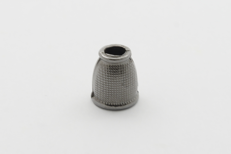 Наконечник для шнура 5 мм Mertbutton нікель чорний