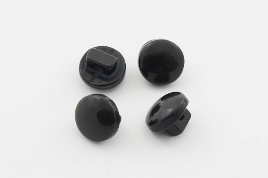 Гудзик на ніжці 10 мм Mertbutton однотонний чорний 4023-16-000