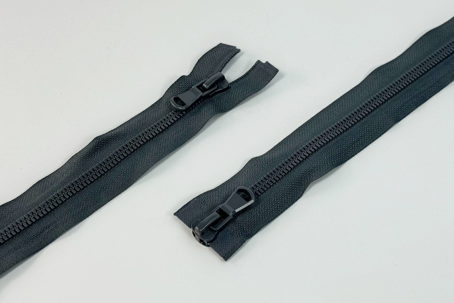 Блискавка MH блакитний сірий 110 см