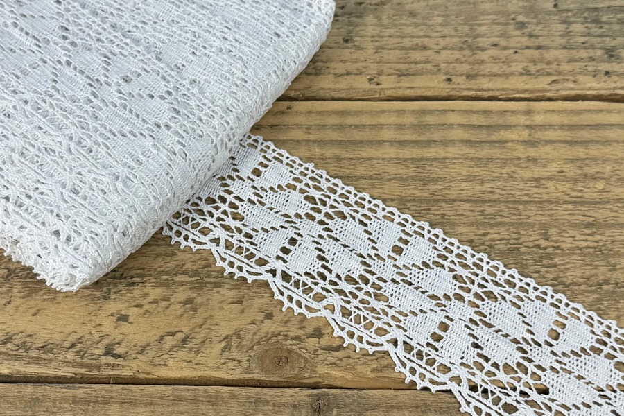 Мереживо 64 мм MH білий