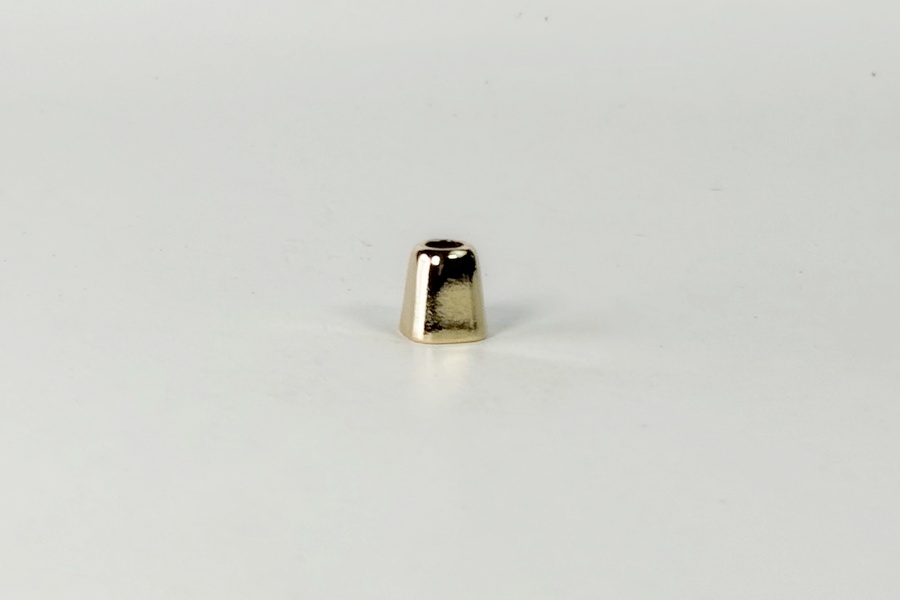 Наконечник для шнура СТ2619 (метал) MH золото 13х11,7 мм