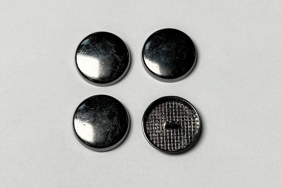 Гудзик на ніжці 25 мм Mertbutton нікель чорний CN-26