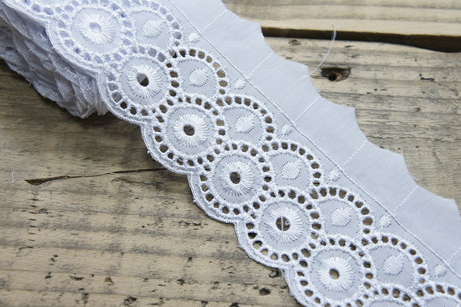 Прошва бавовна 65 мм SinemBro прошва білий 1793-65-999