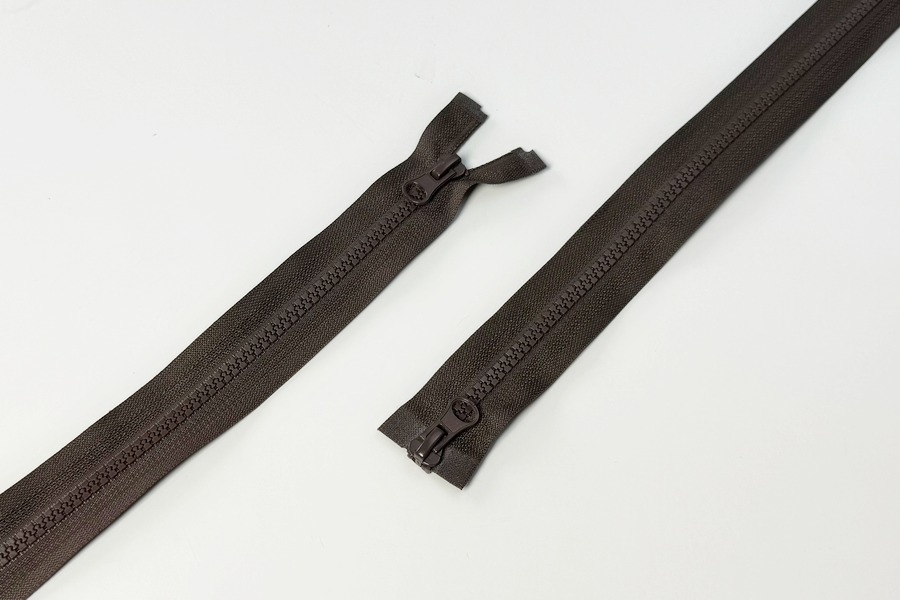 Блискавка MH Тип 5, 2 замка коричневий темний 110 см