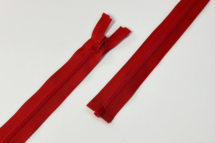 Блискавка MH Тип 5, 1 замок червоний 70 см 5POE-070-1015-162