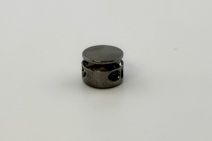 Фіксатор для шнура 15 мм MSS-01 Mertbutton подвійний нікель чорний