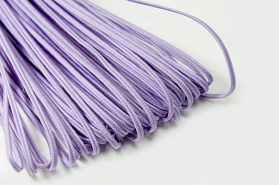 Шнур 2.5 мм сутажний Лента лавандовий