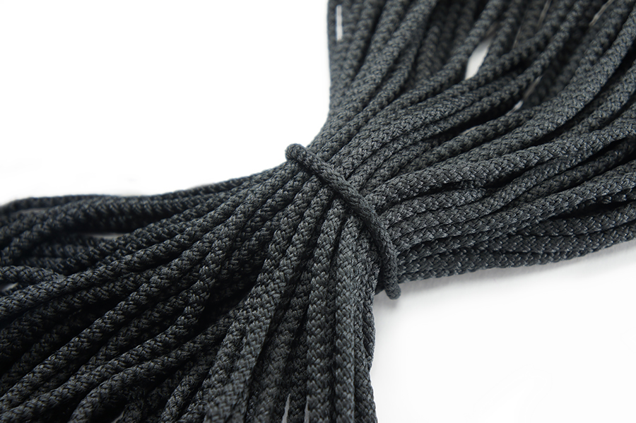 Шнур 5.0 мм для взуття чорний