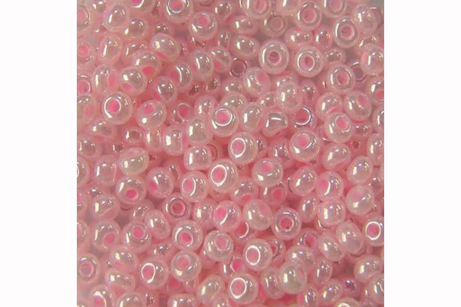 Бісер Preciosa 37173 №10 алебастр фарбована серединка рожевий 2,3 мм