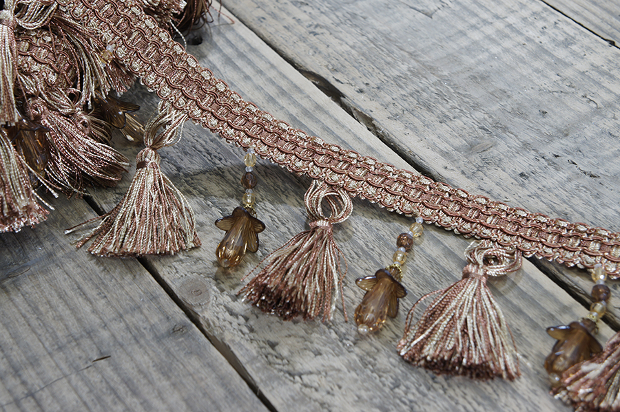 Бахрома 105 мм з китицями (стеклярус) MH