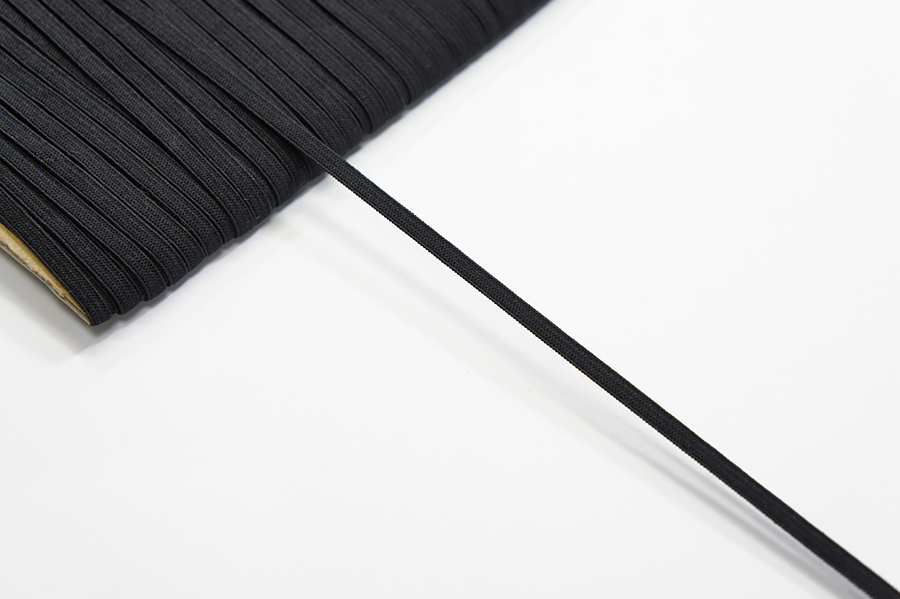 Тасьма еластична 4 мм декоративна чорний